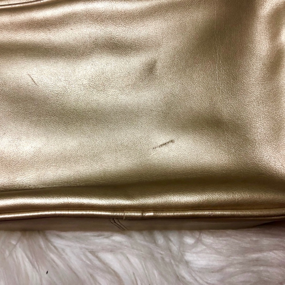 ~Giani Bernini~ 9 in. Shoulder bag gold - Picture 6 of 6